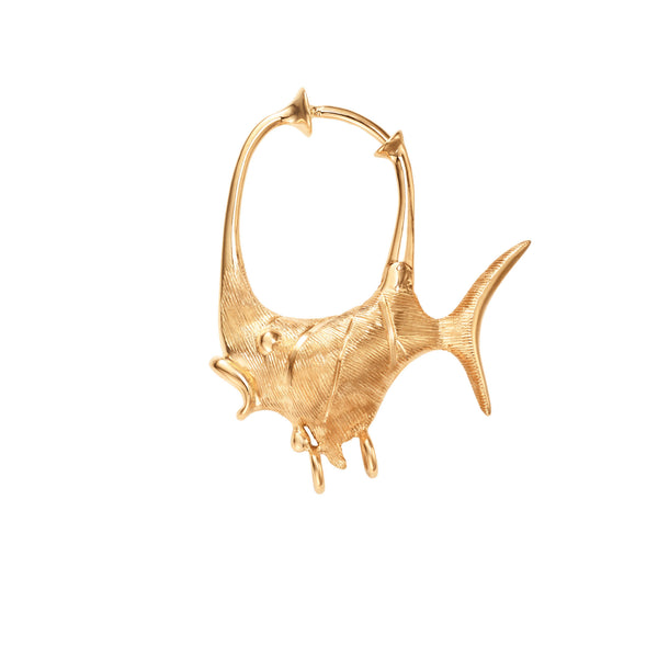 Young Fish Small 18K Gold Earrings