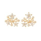 Shooting Stars 18K Gold Studs w. 0.46ct Diamonds