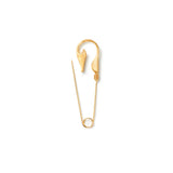 Large Under the Sea Fish Hook 18K Gold Brooche
