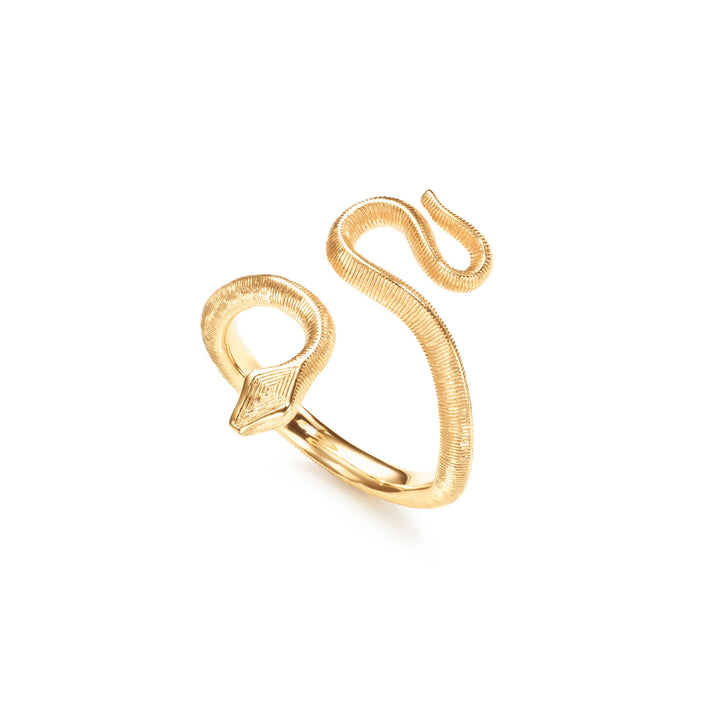 Snakes Mini 18K Gold Ring