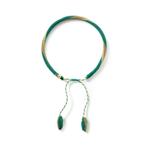 Life Green & Yellow 18K Gold Bracelet