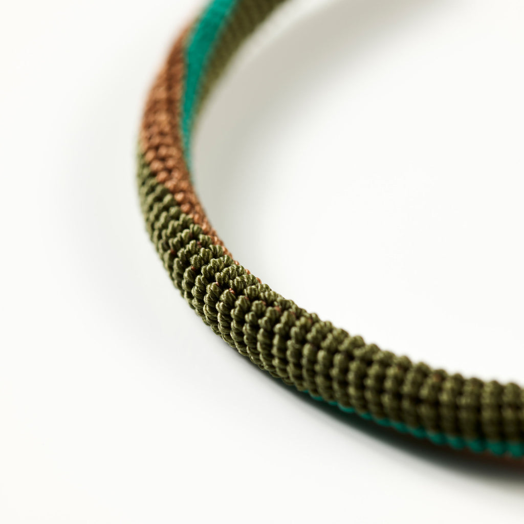 Life Mocha Blue & Brown 18K Gold Bracelet