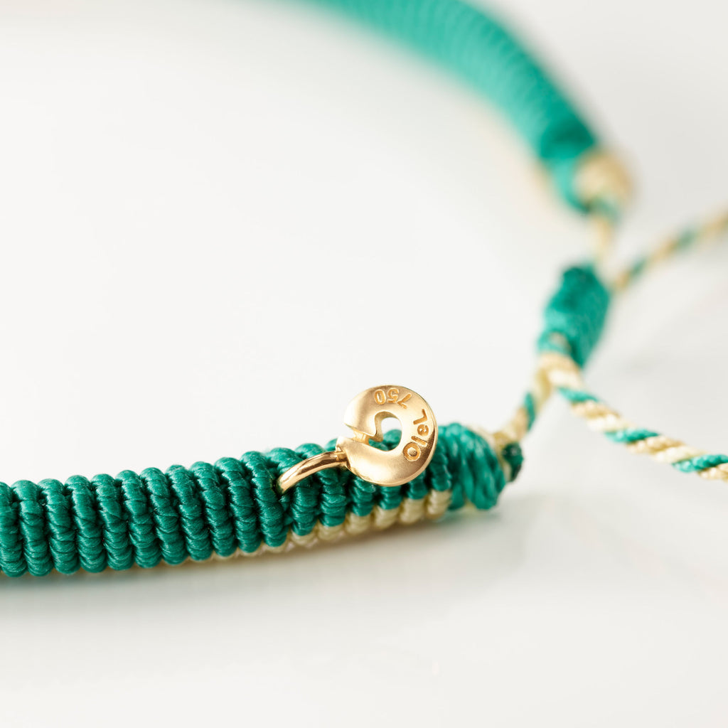 Life  Laguna Grøn & Gul 18K Guld Armbånd