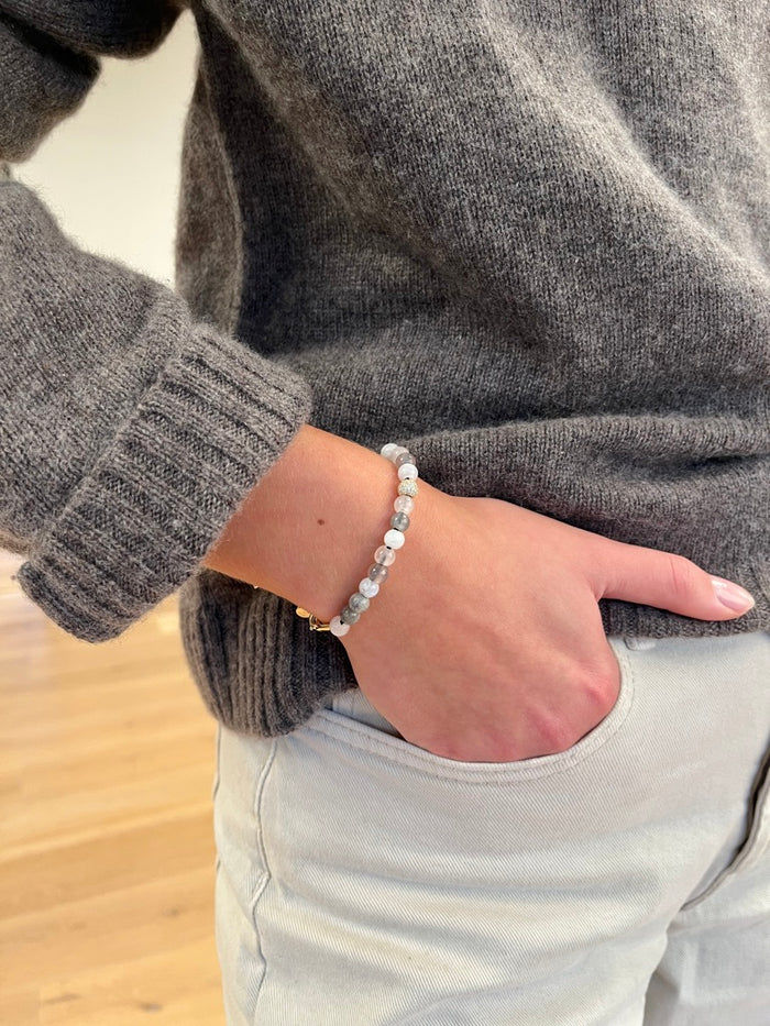 Inner Peace Lifeforce 18K Whitegold Bracelet w. Diamonds