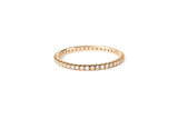 Alliance 14K or 18K Gold Ring w. Lab-Grown Diamonds