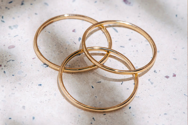 Basic Stacking 14K Gold Ring