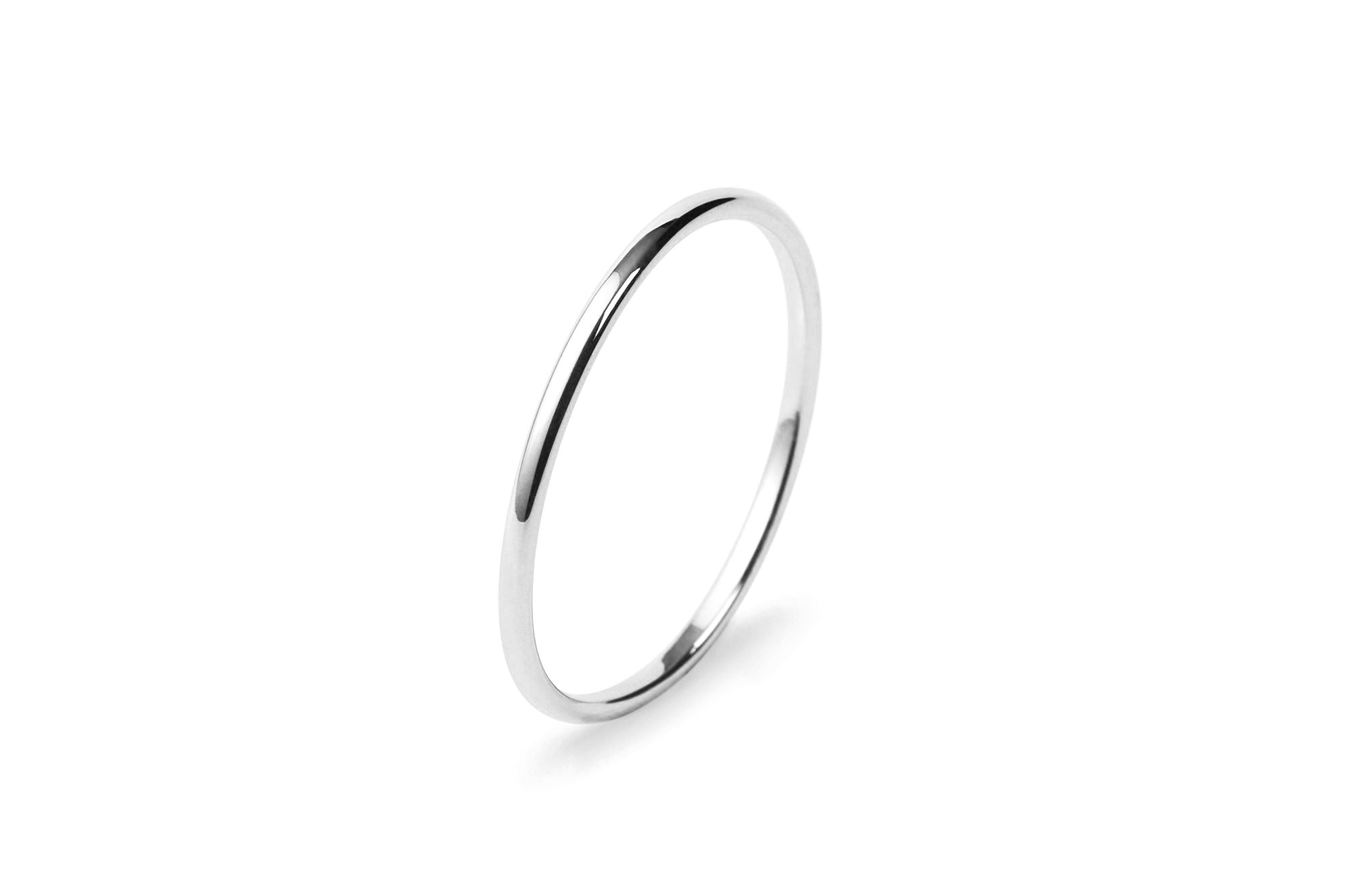 AKIND Basic Stacking 14K White Gold Ring | The Jewellery Room