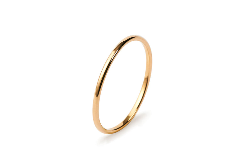 Basic Stacking 14K Gold Ring