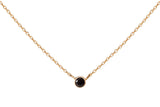 Black Diamond 14K Gold Necklace