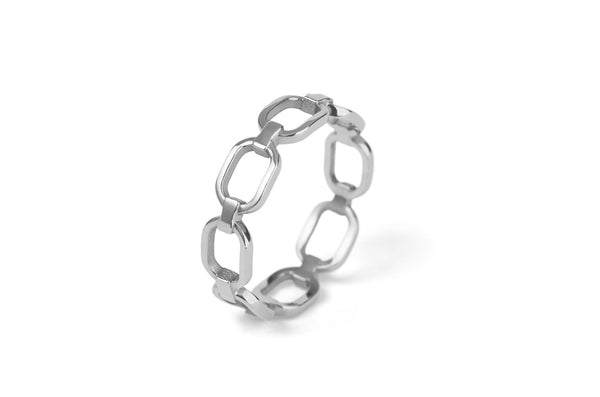 Chain 14K White Gold Ring