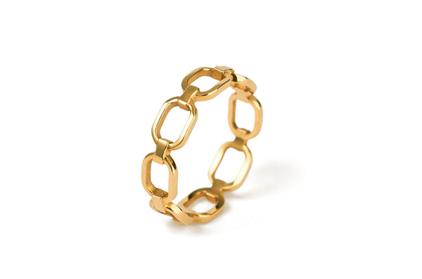 Chain 14K Gold Ring