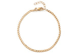 Curb Chain 14K Gold Bracelet