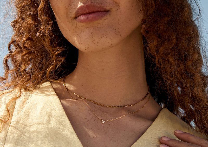 Curb Chain 14K Gold Necklace