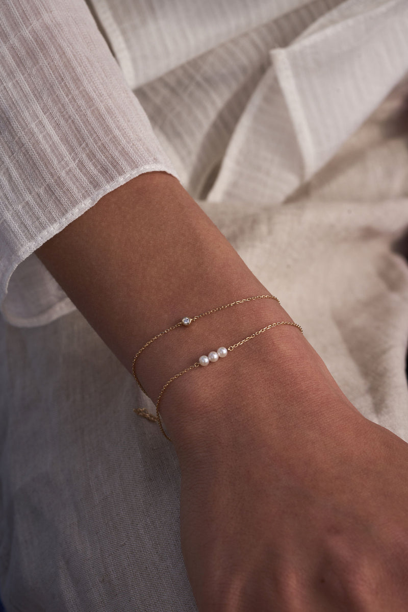 Diamond 14K Gold Bracelet