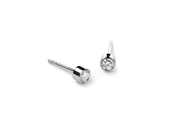 Diamond 14K White Gold Earrings