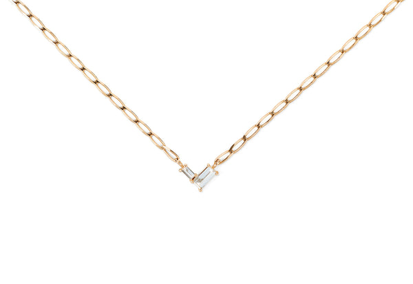 Diamond Heart 14K Gold Necklace