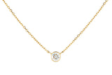 akind diamondnecklace0.25ct yg studio