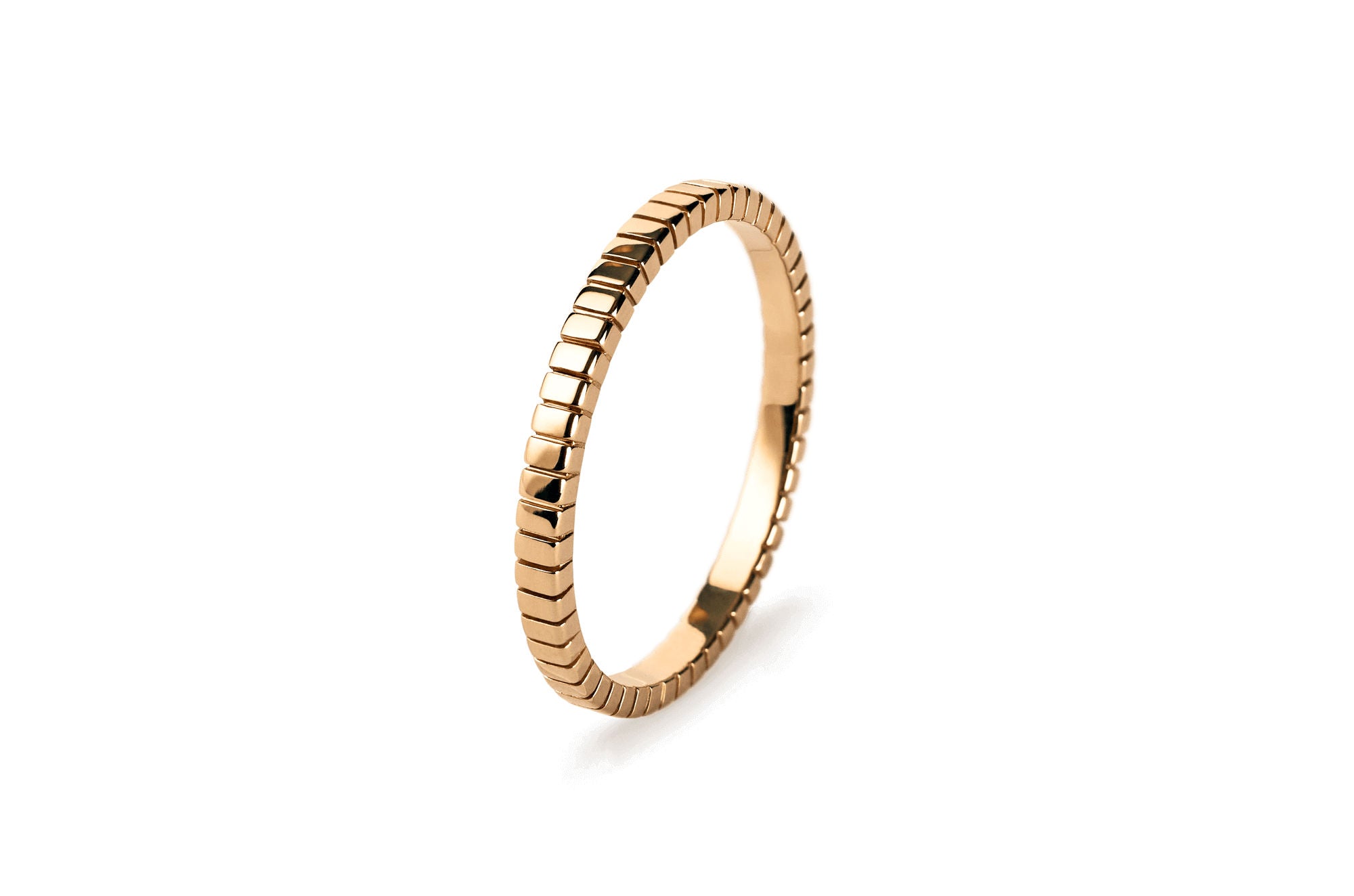 AKIND Facet 14K Gold Stacking Ring | The Jewellery Room
