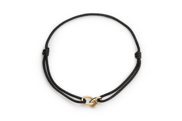 Gold Knot 14K Gold Cord Bracelet