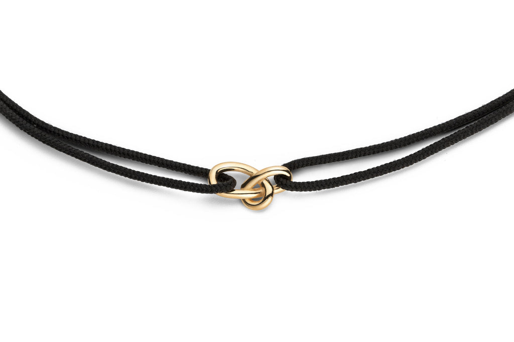 akind goldknotcordnecklace studio2