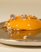 Bezel 1,0 CT 14k eller 18k Guld Ring m. Lab-Grown Diamant