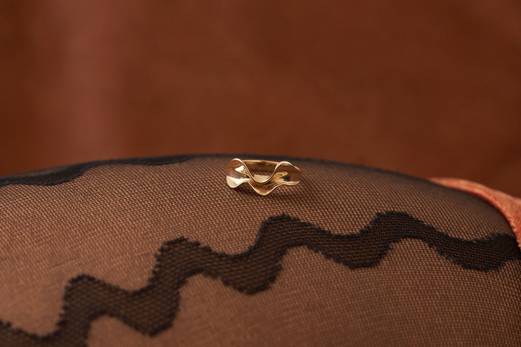 Organic Statement 14K Gold Ring