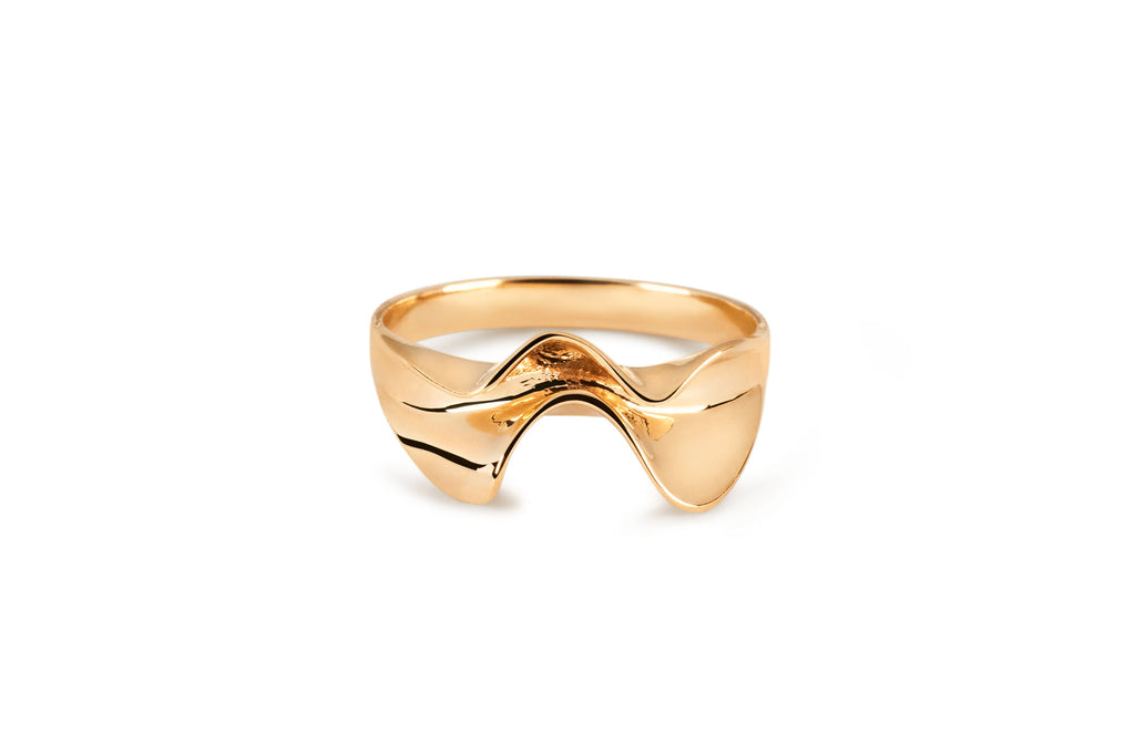 Organic Statement 14K Gold Ring