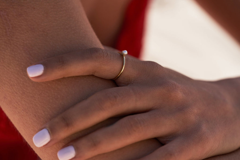Pearl 14K Gold Ring