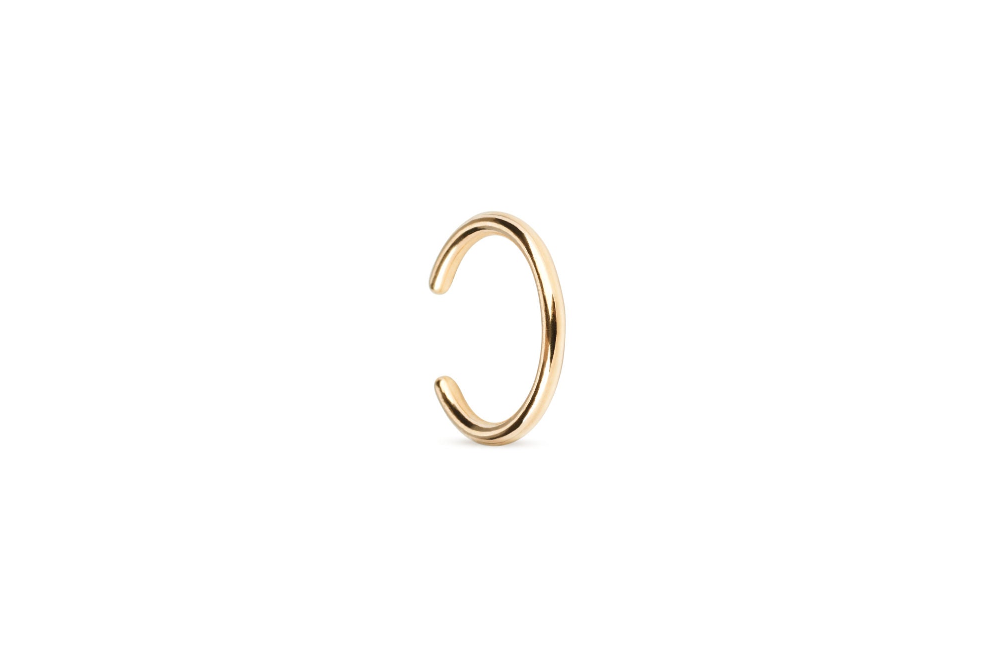 Sleek 14K Gold Ear Cuff