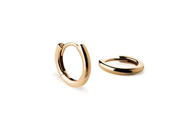 Sleek 14K Gold Hoops 8 mm