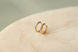 Sleek 14K Gold Hoops 8 mm