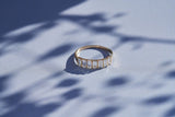 Baguette 14K or 18K Gold Ring w. Lab-Grown Diamonds