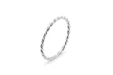 Twist 14K Whitegold Ring