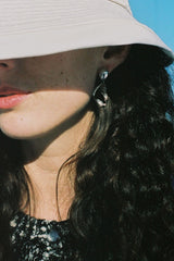 Puka Combi Silver Earrings