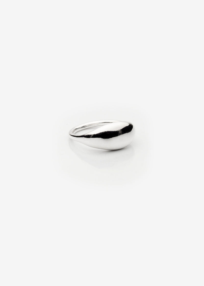 Puka Silver Ring