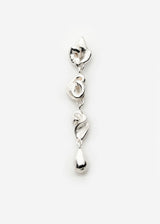 Lactuca Hanger II Silver Earring