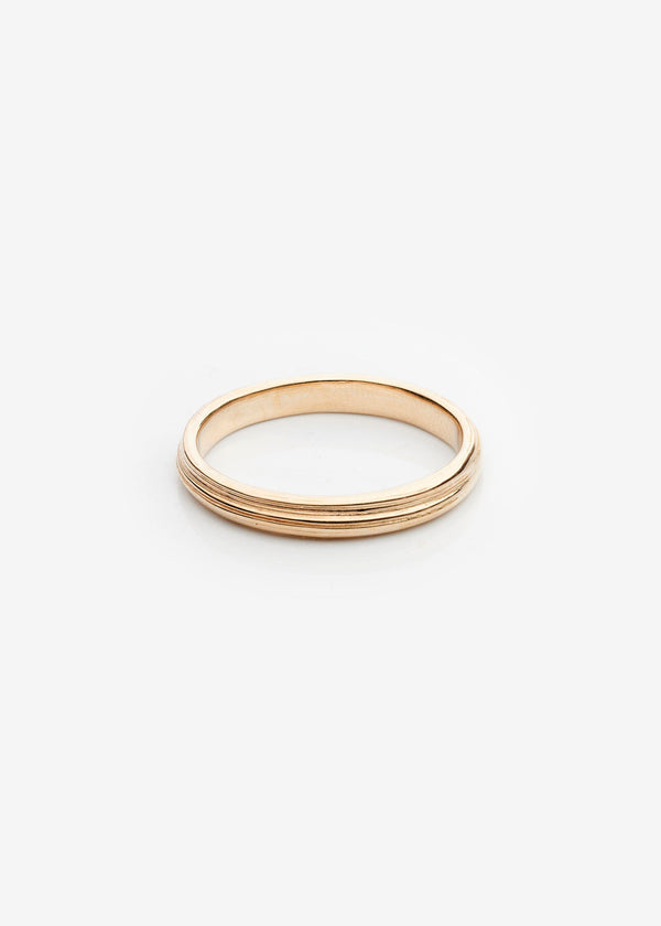 Wedding band l 14K guld Ring 