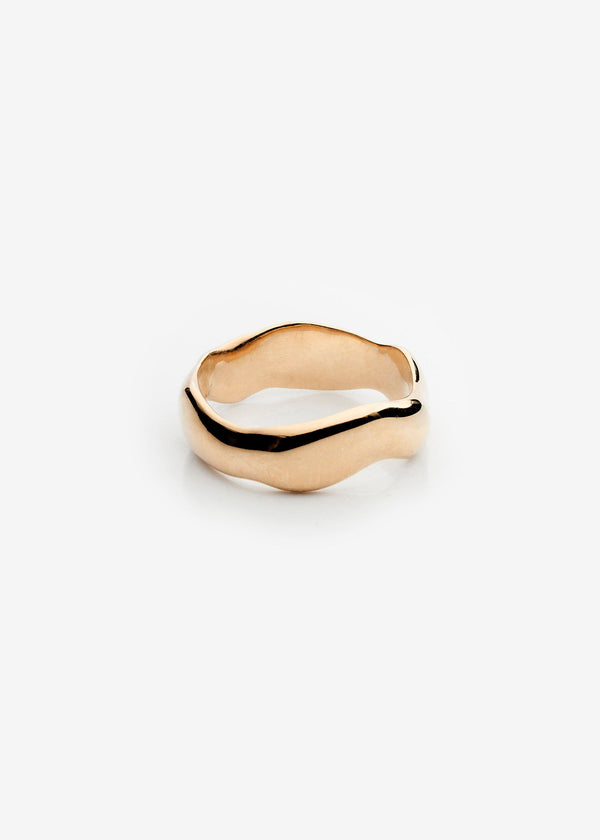 Spuma Wedding Band 14K Gold Ring
