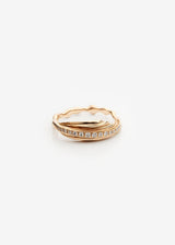 Palea Pavé 14K Gold Ring w. Diamond