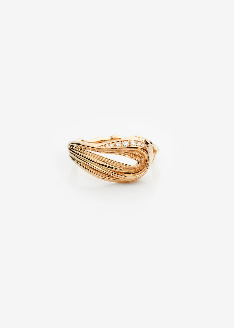 Ora Pavé-Goldring aus 14K