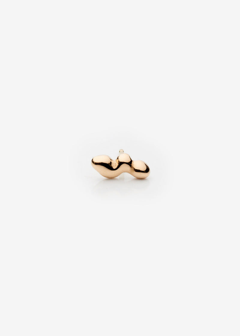 Spuma II 14K Gold Stud