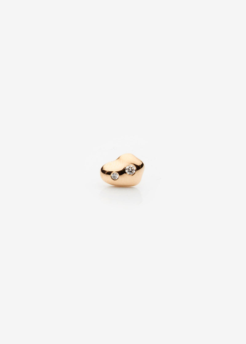 Spuma III 14K Guld Ørestik m. Diamant