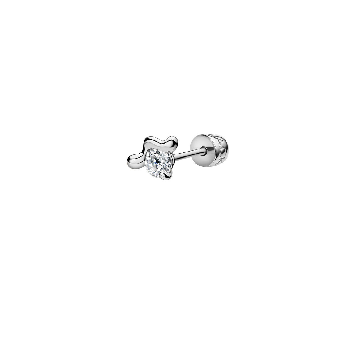 Arctic Extra Small Sølv Ørestik m. Zircon