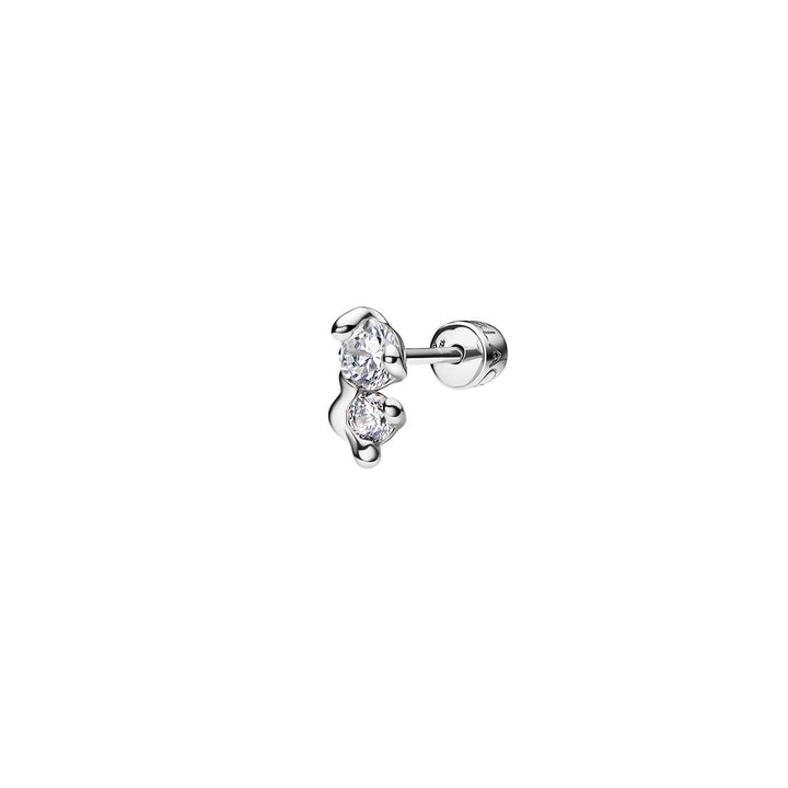 Arctic Small Silver Stud w. Zirconia