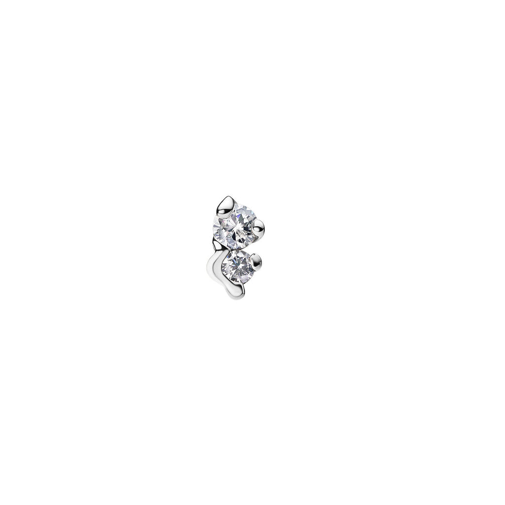 Arctic Small Silver Stud w. Zirconia
