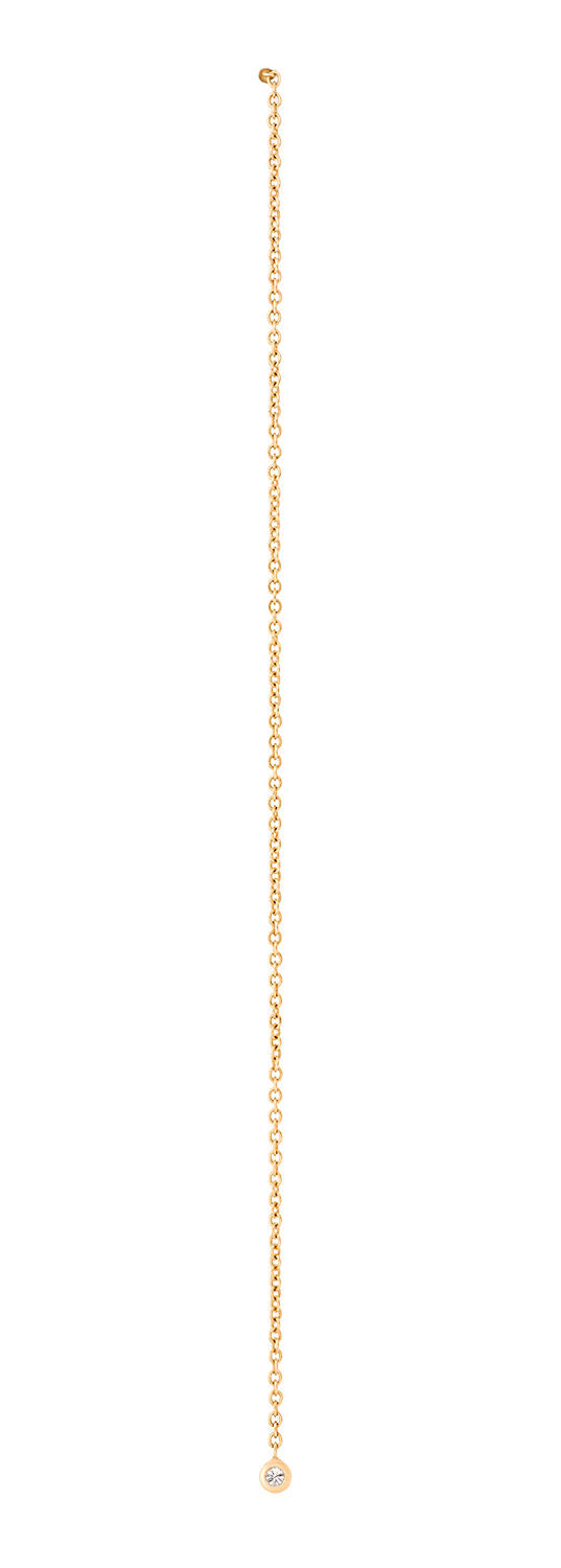 Taygeta 05 Threader 18K Gold Earring w. Diamond