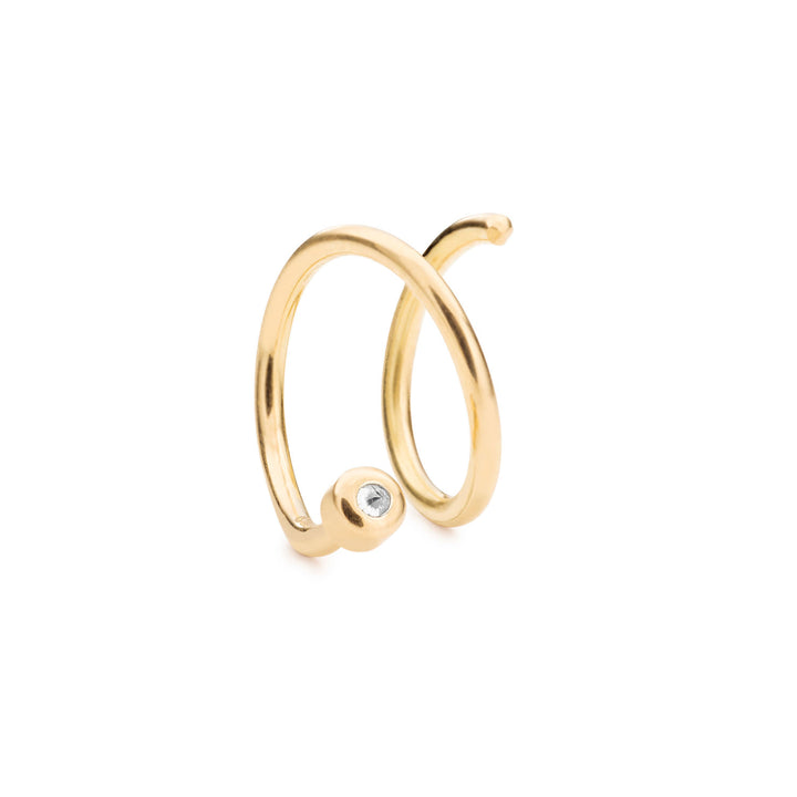 Taygeta 03 18K Gold Earring w. Diamond