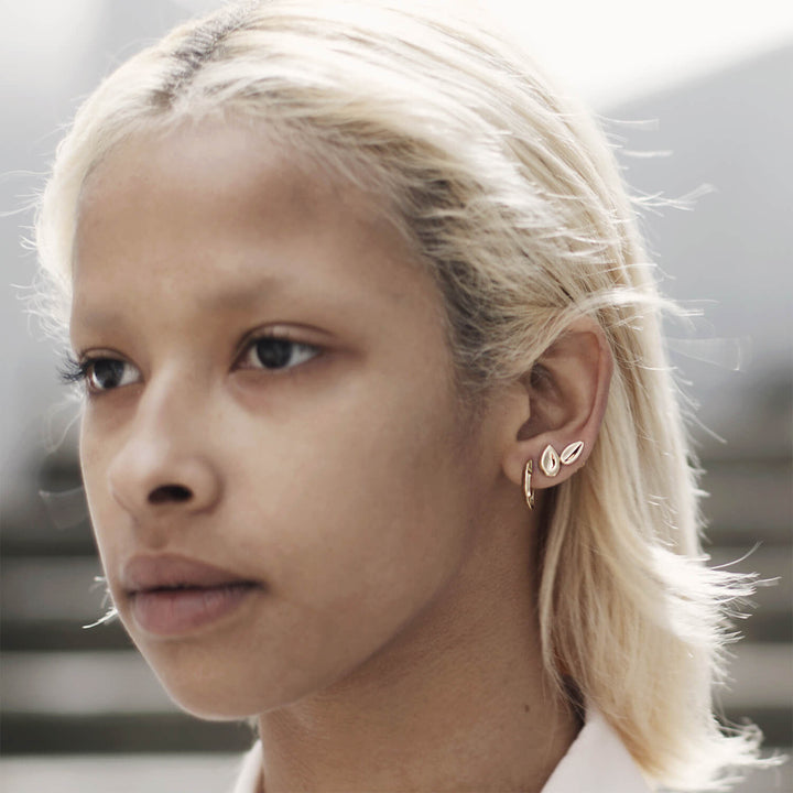 Samen 01 18K Gold Ohrringe