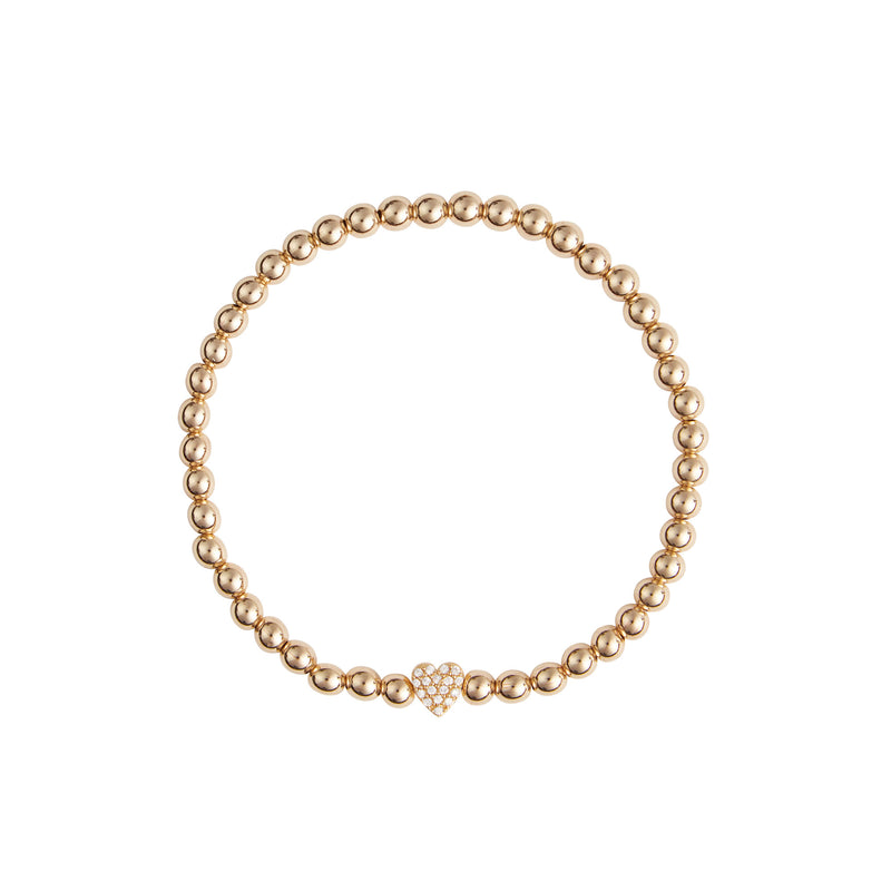 Gold Heart Gold Filled & Gold Vermeil Bracelet