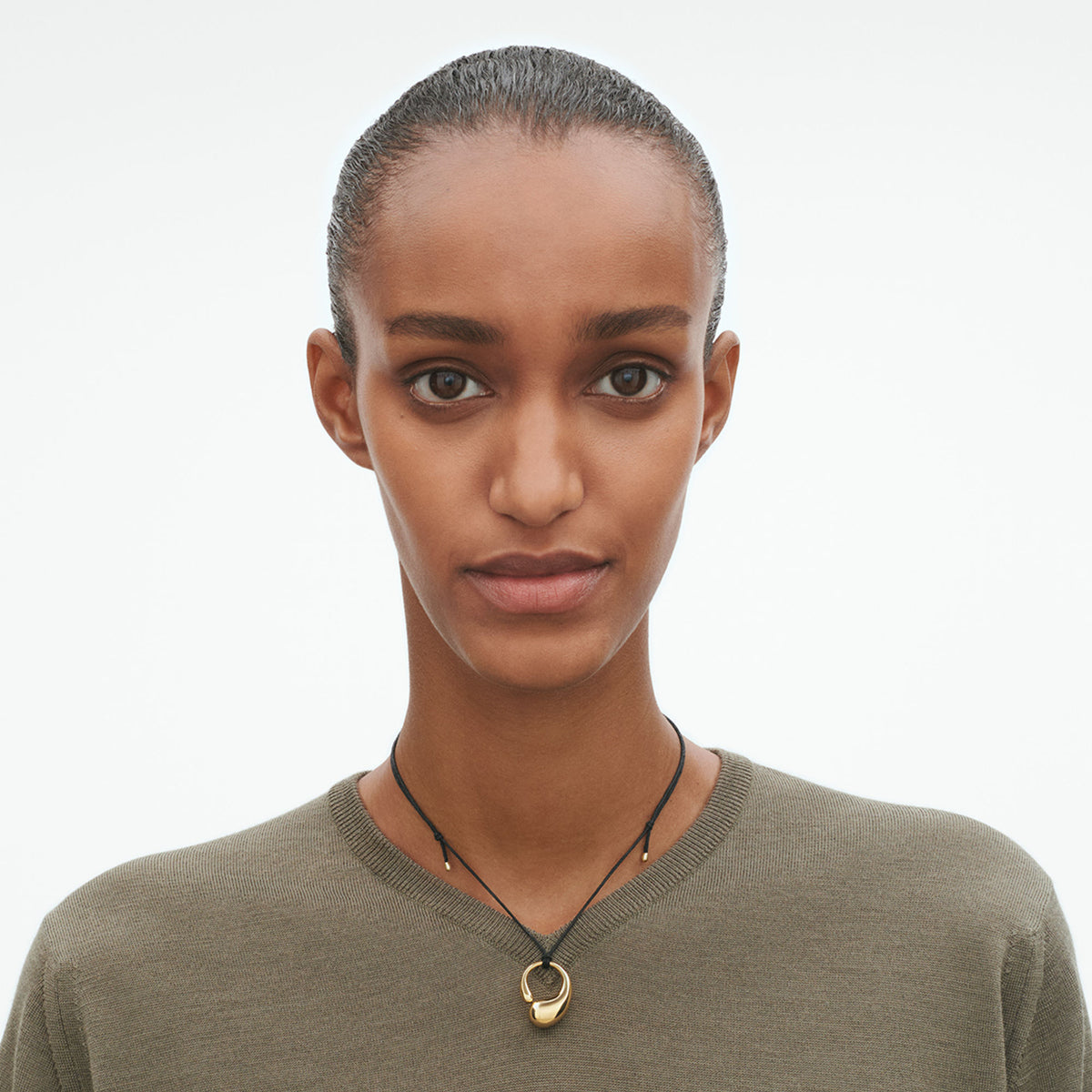 Mercy Medium 18K Gold Pendant